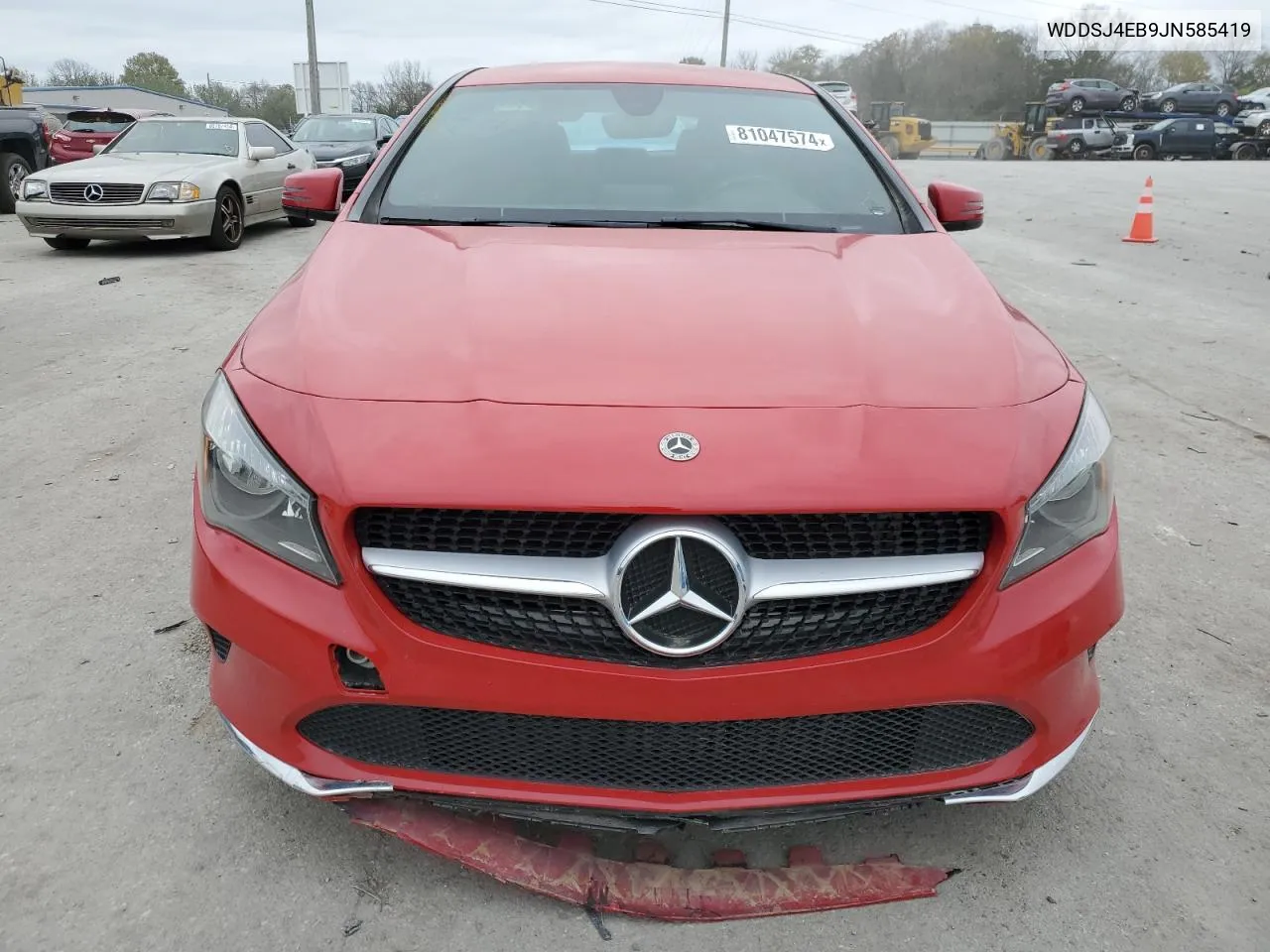 2018 Mercedes-Benz Cla 250 VIN: WDDSJ4EB9JN585419 Lot: 81047574