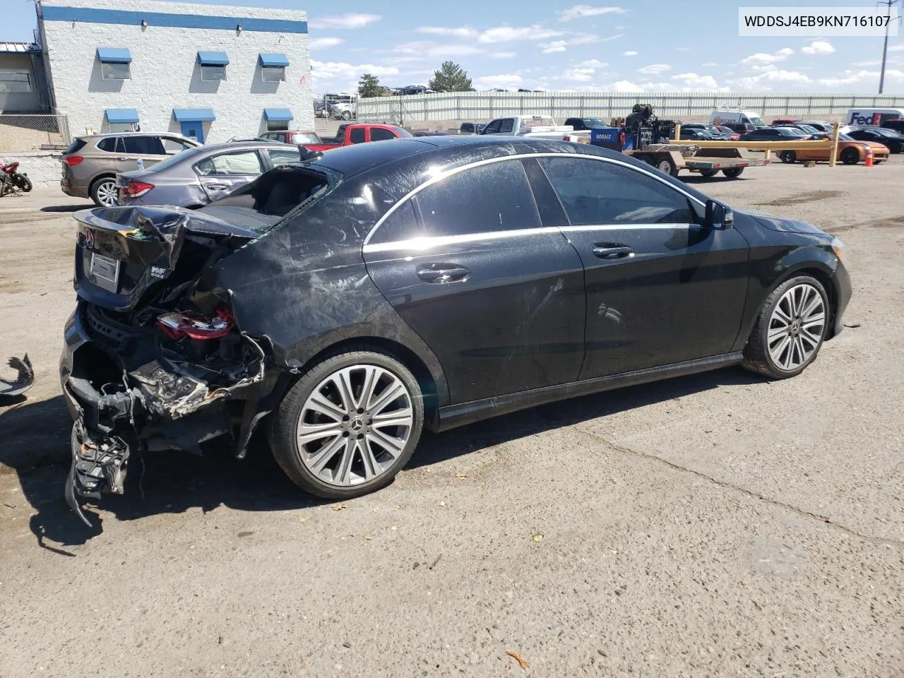 2019 Mercedes-Benz Cla 250 VIN: WDDSJ4EB9KN716107 Lot: 51640404