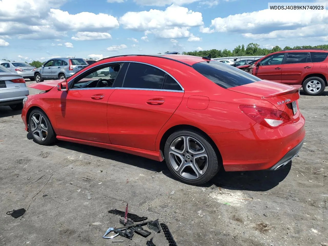 2019 Mercedes-Benz Cla 250 4Matic VIN: WDDSJ4GB9KN740923 Lot: 61532824