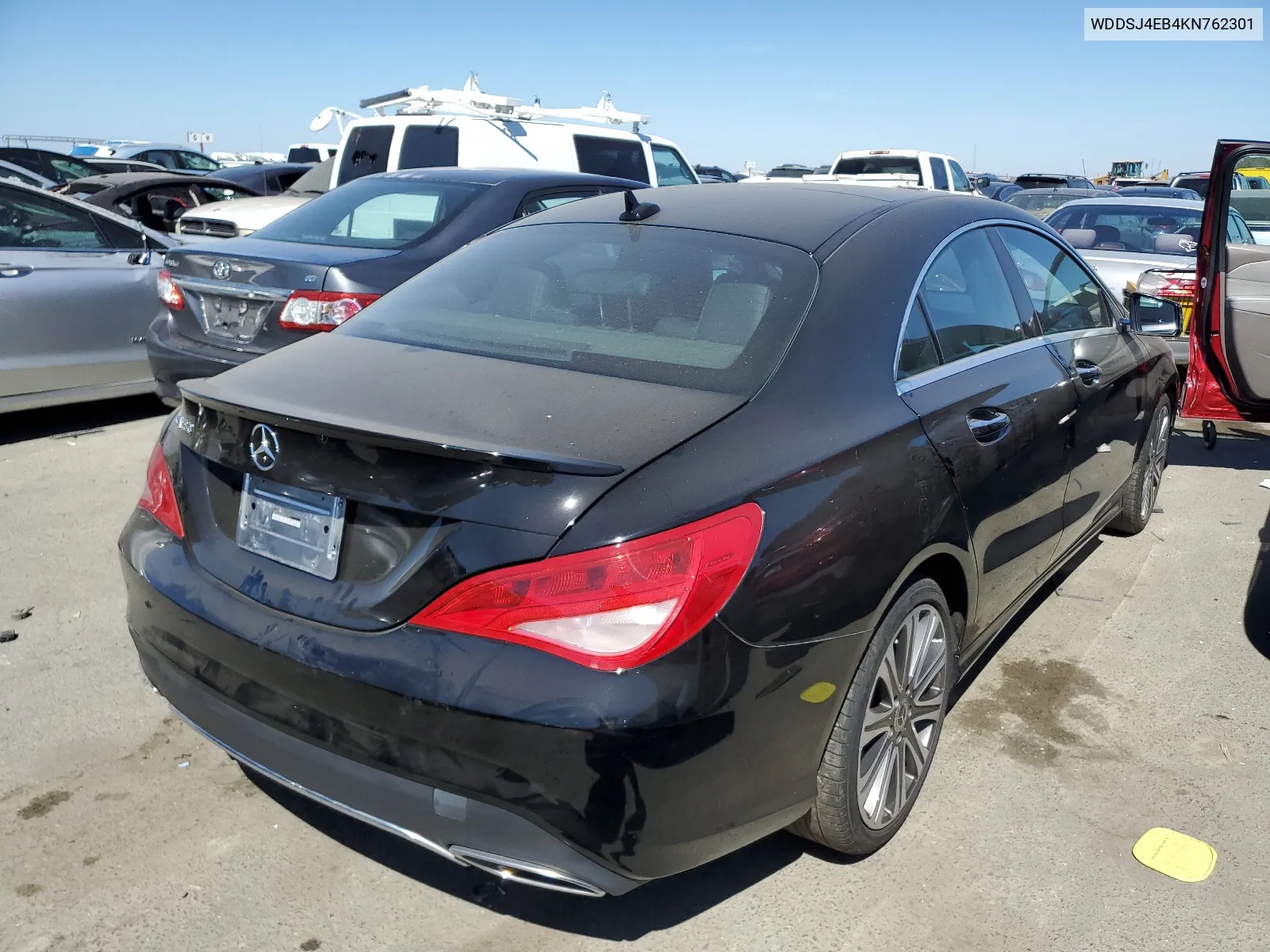 2019 Mercedes-Benz Cla 250 VIN: WDDSJ4EB4KN762301 Lot: 64064514