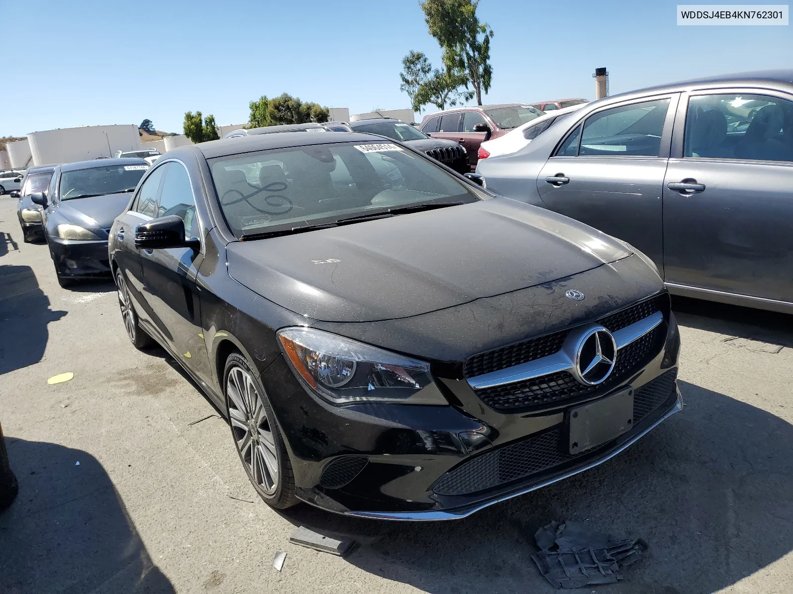 2019 Mercedes-Benz Cla 250 VIN: WDDSJ4EB4KN762301 Lot: 64064514