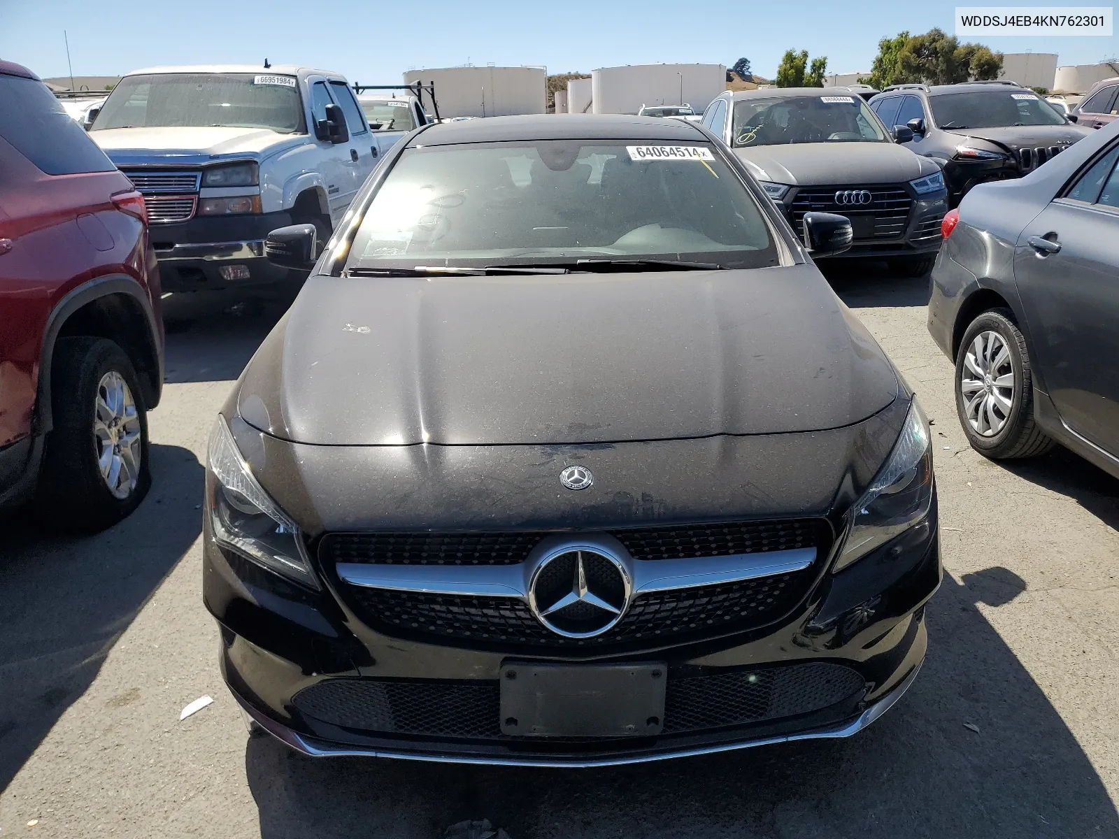 2019 Mercedes-Benz Cla 250 VIN: WDDSJ4EB4KN762301 Lot: 64064514