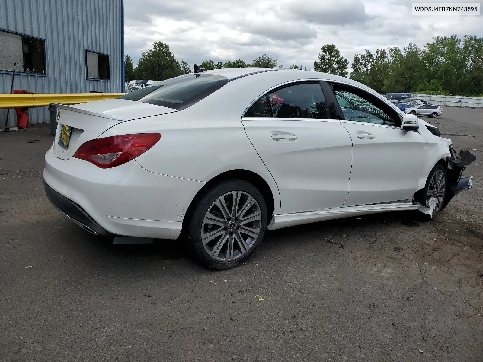 2019 Mercedes-Benz Cla 250 VIN: WDDSJ4EB7KN743595 Lot: 64848404