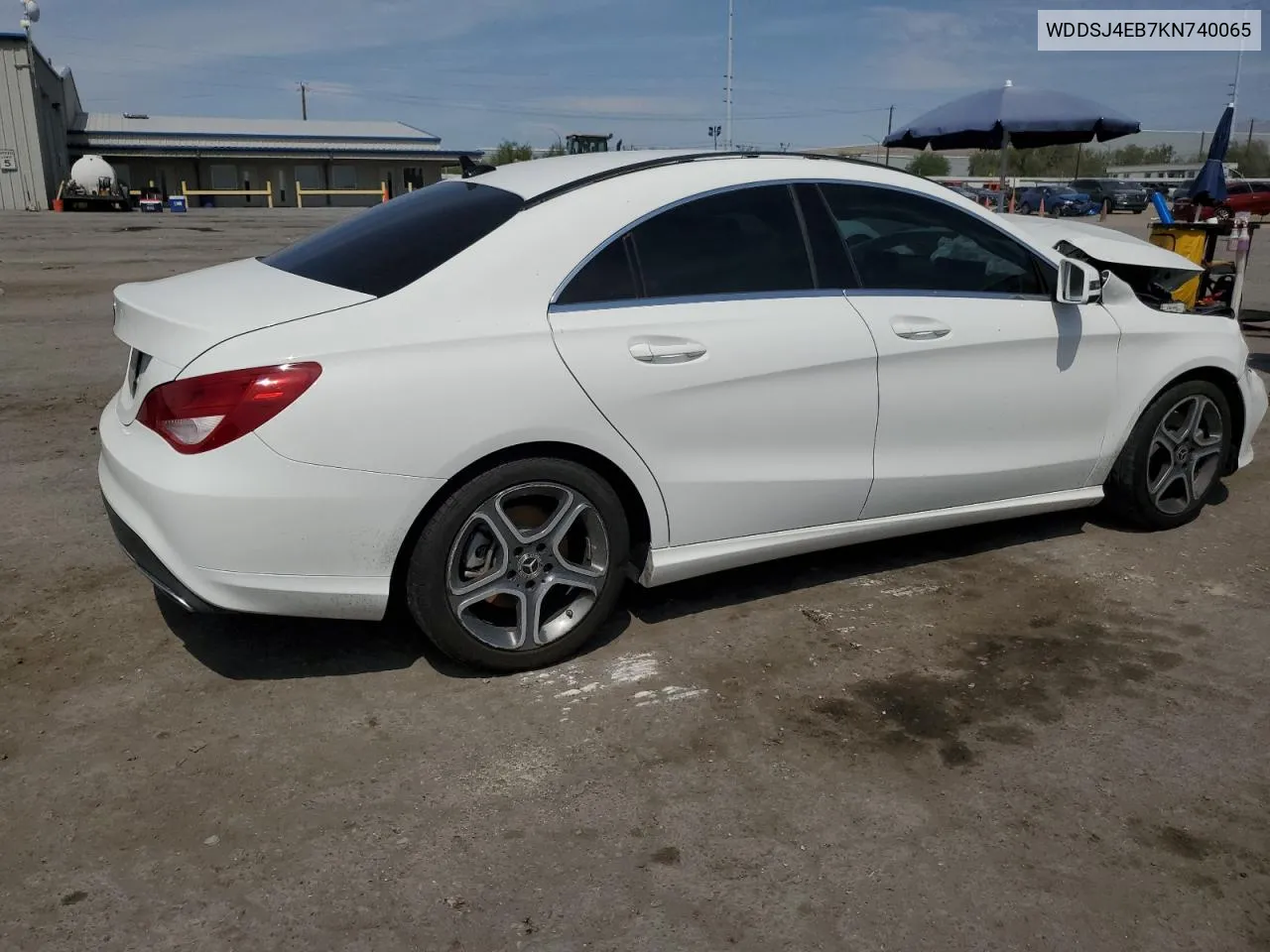 2019 Mercedes-Benz Cla 250 VIN: WDDSJ4EB7KN740065 Lot: 64908004