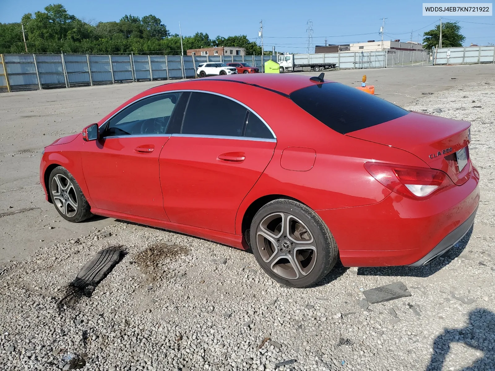 2019 Mercedes-Benz Cla 250 VIN: WDDSJ4EB7KN721922 Lot: 64978334