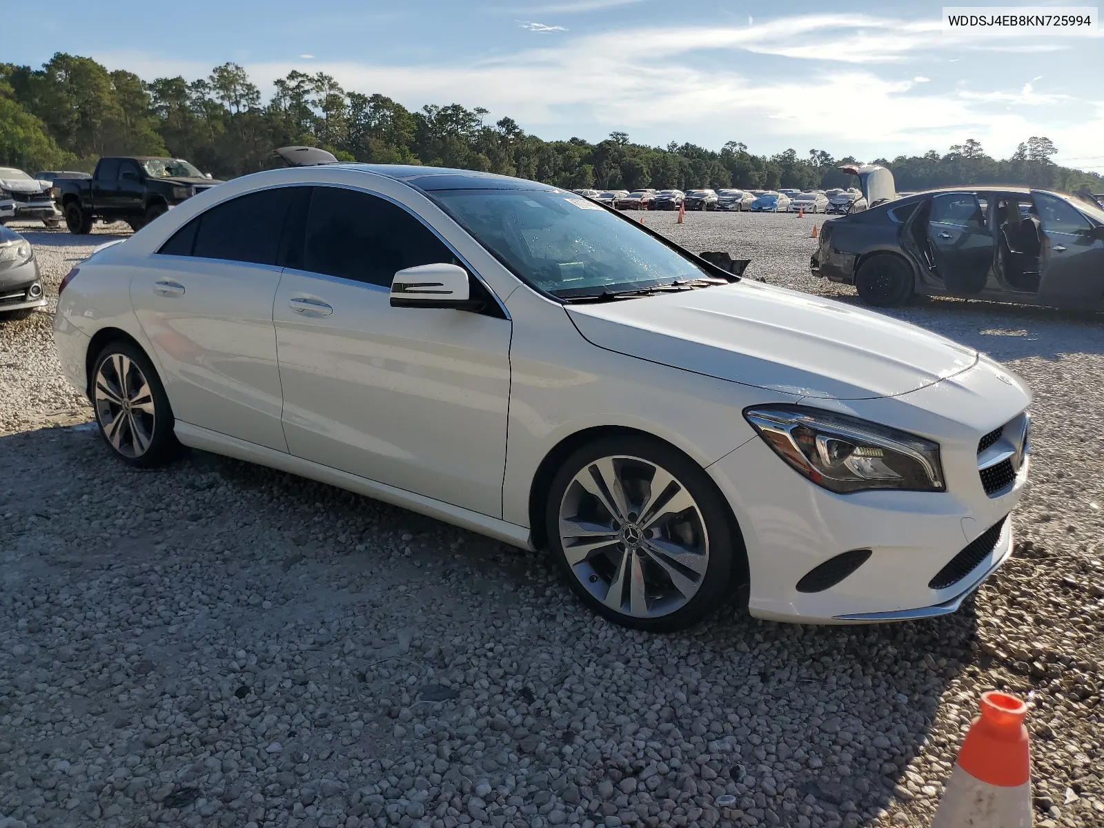 2019 Mercedes-Benz Cla 250 VIN: WDDSJ4EB8KN725994 Lot: 67274584