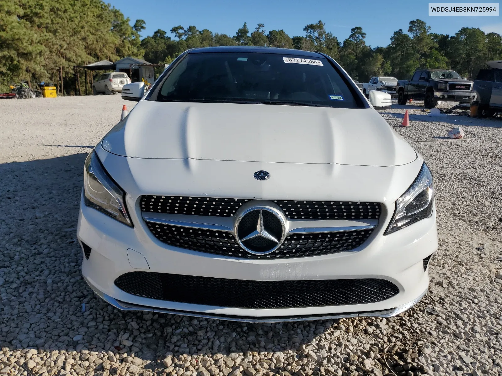 2019 Mercedes-Benz Cla 250 VIN: WDDSJ4EB8KN725994 Lot: 67274584