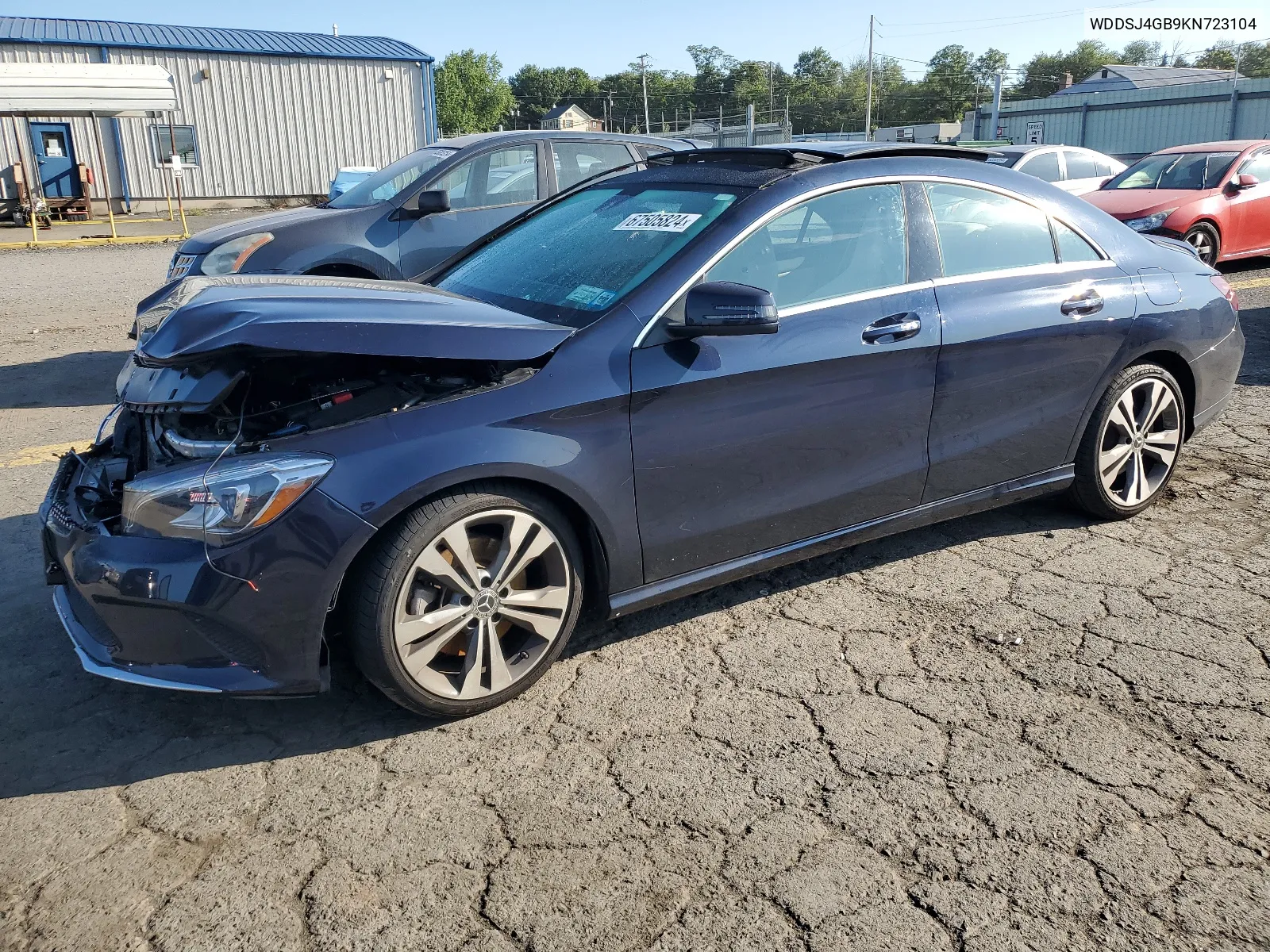 2019 Mercedes-Benz Cla 250 4Matic VIN: WDDSJ4GB9KN723104 Lot: 67505824