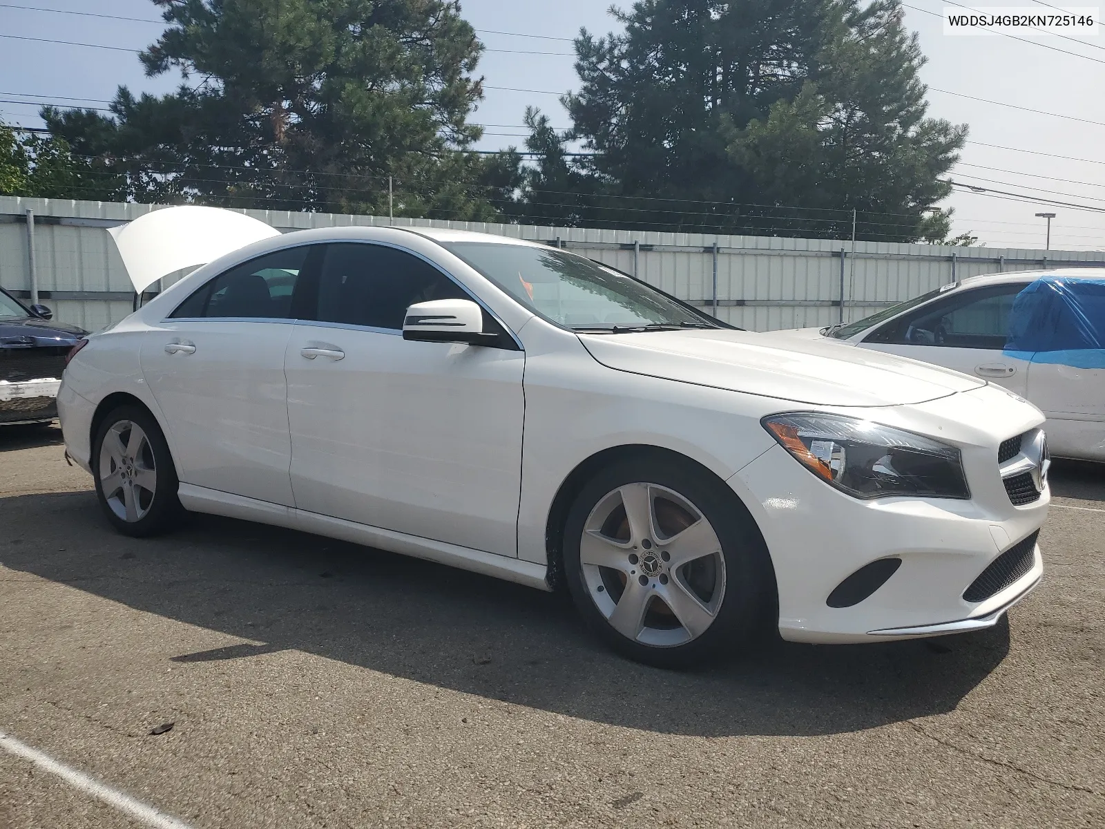 2019 Mercedes-Benz Cla 250 4Matic VIN: WDDSJ4GB2KN725146 Lot: 67933104