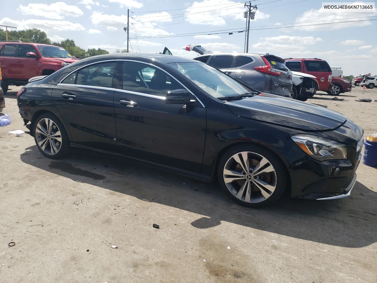 2019 Mercedes-Benz Cla 250 VIN: WDDSJ4EB6KN713665 Lot: 68232934