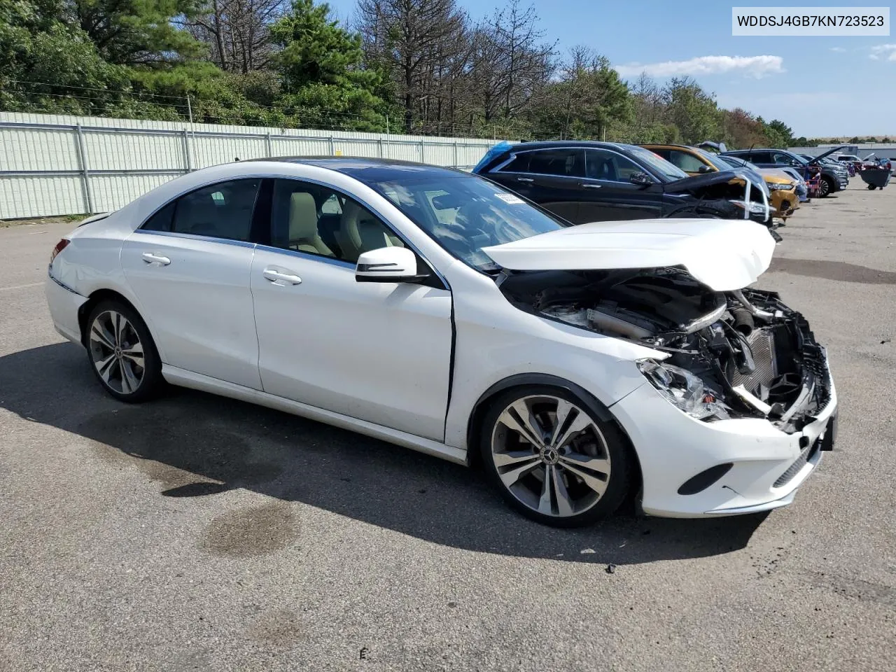 2019 Mercedes-Benz Cla 250 4Matic VIN: WDDSJ4GB7KN723523 Lot: 68363814