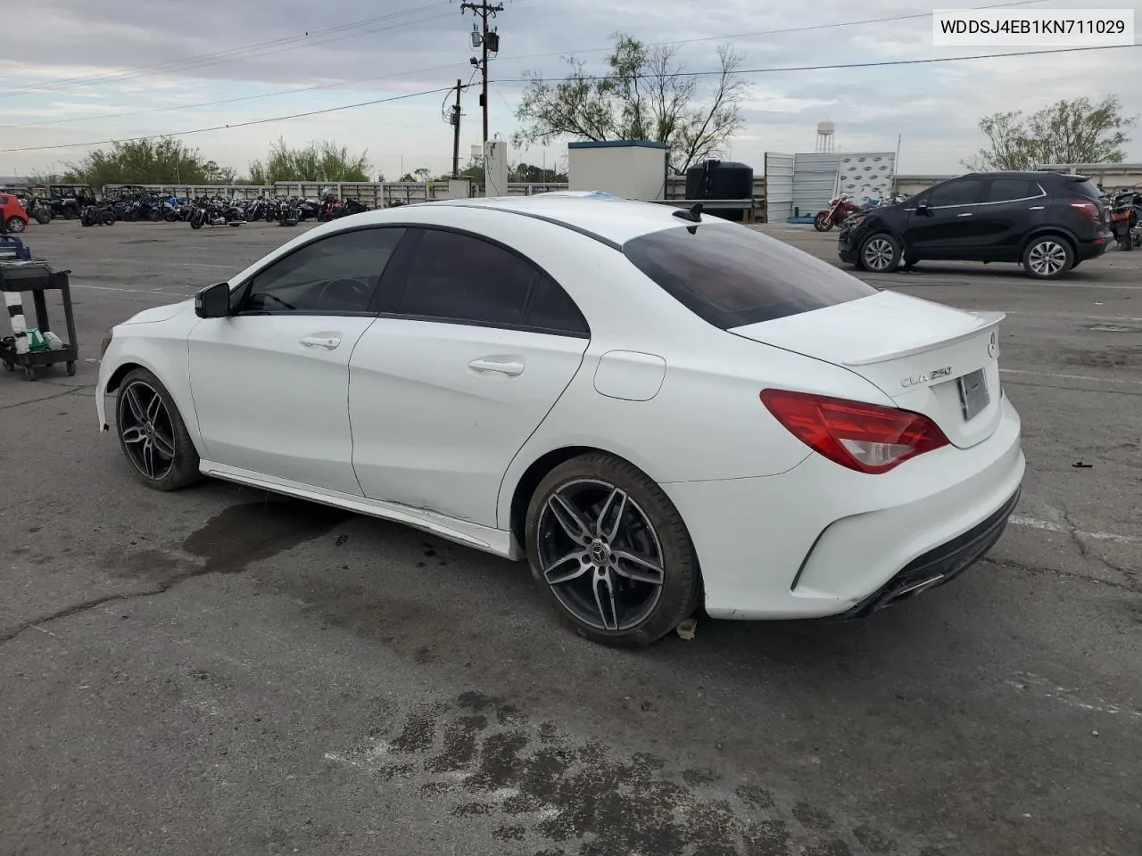 2019 Mercedes-Benz Cla 250 VIN: WDDSJ4EB1KN711029 Lot: 69203654