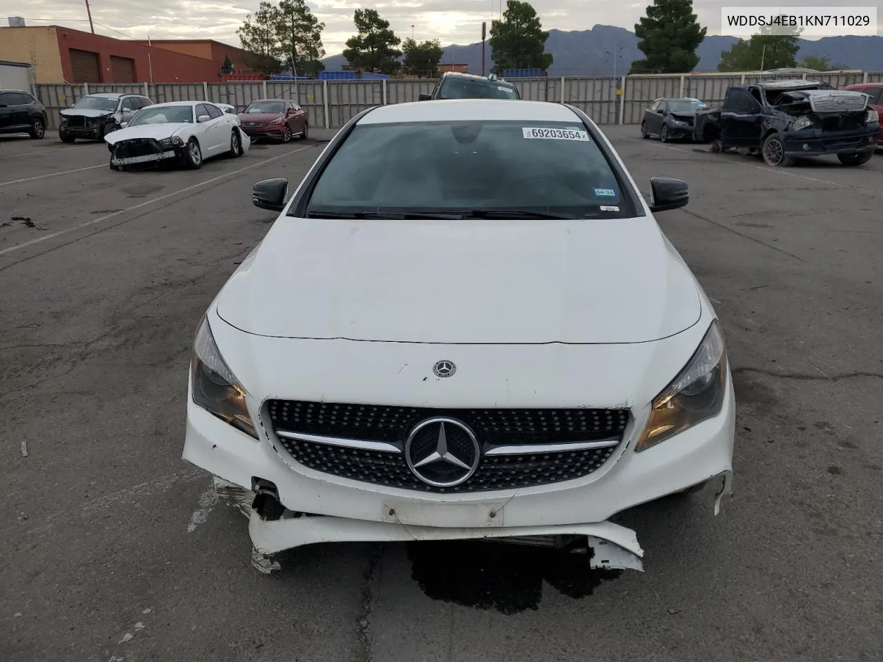 2019 Mercedes-Benz Cla 250 VIN: WDDSJ4EB1KN711029 Lot: 69203654