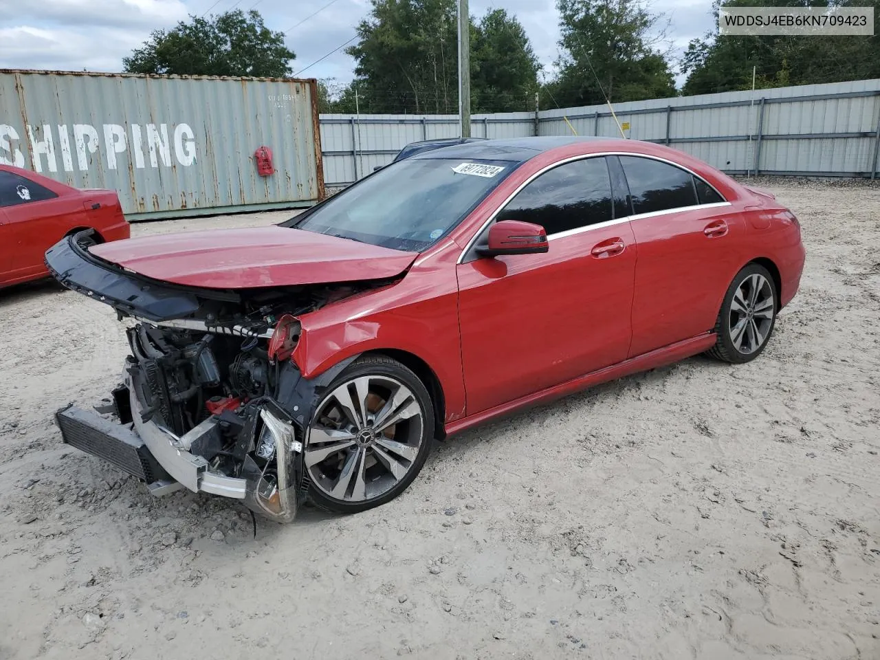 2019 Mercedes-Benz Cla 250 VIN: WDDSJ4EB6KN709423 Lot: 69772824