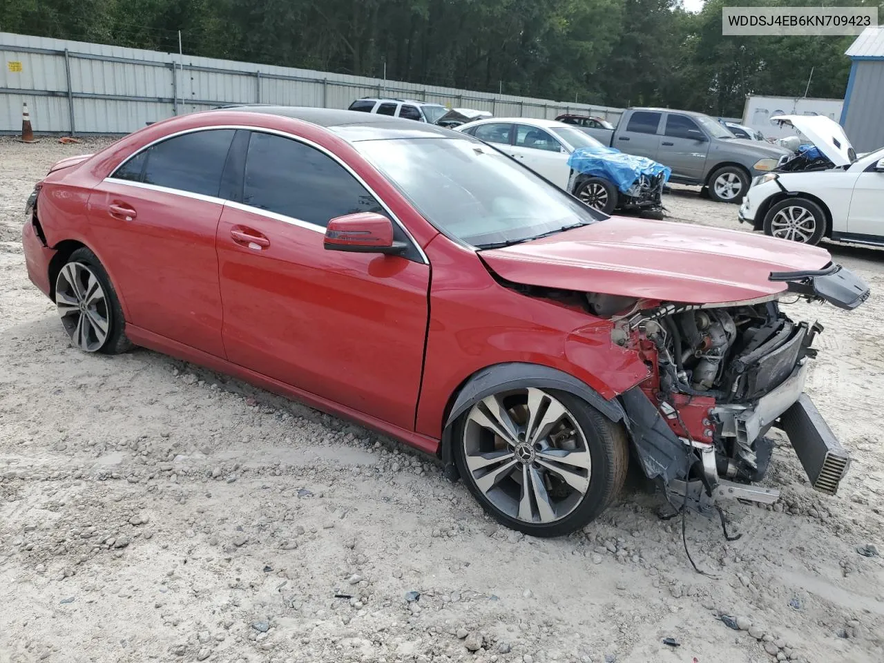 2019 Mercedes-Benz Cla 250 VIN: WDDSJ4EB6KN709423 Lot: 69772824