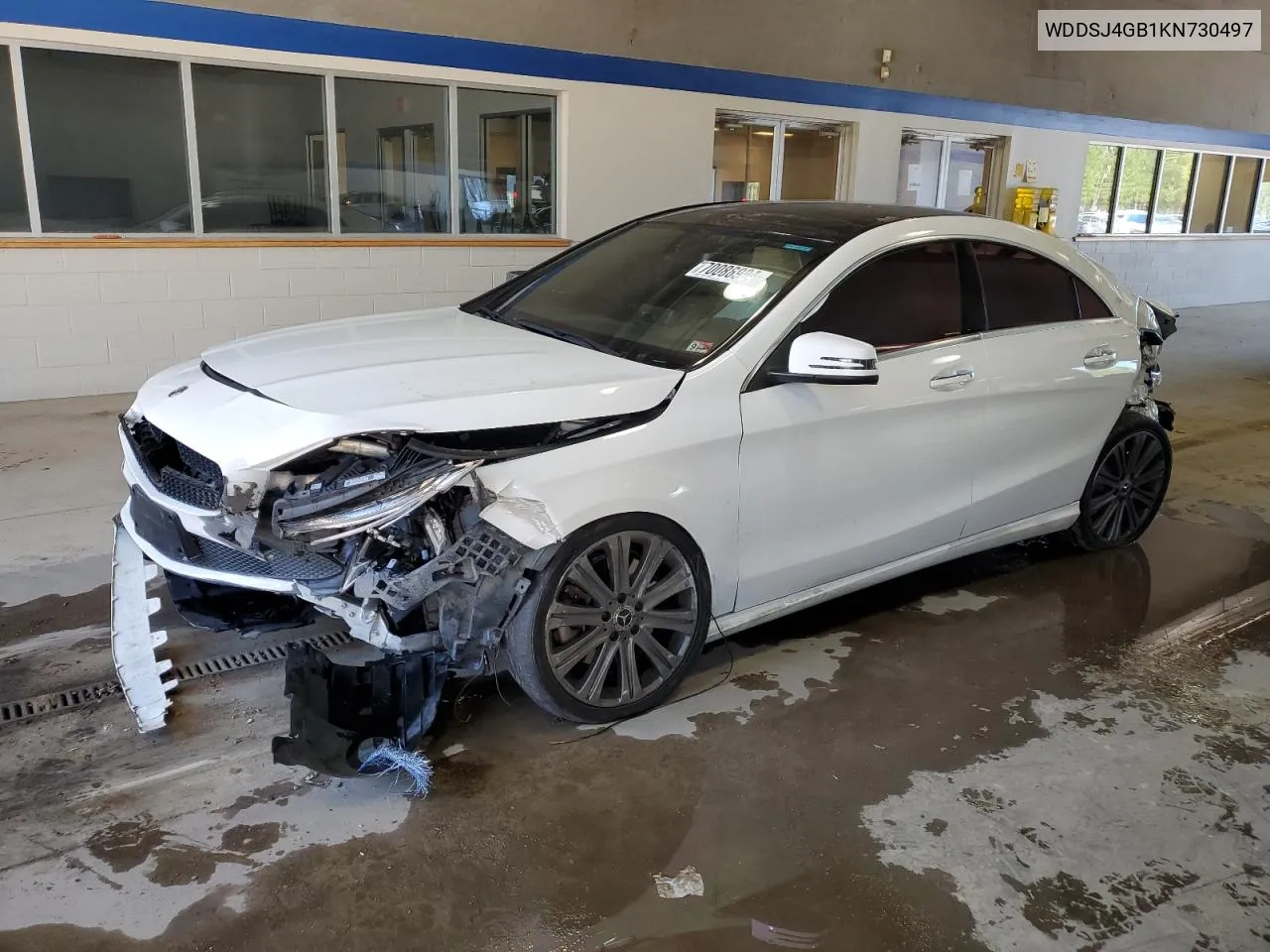 2019 Mercedes-Benz Cla 250 4Matic VIN: WDDSJ4GB1KN730497 Lot: 70086994