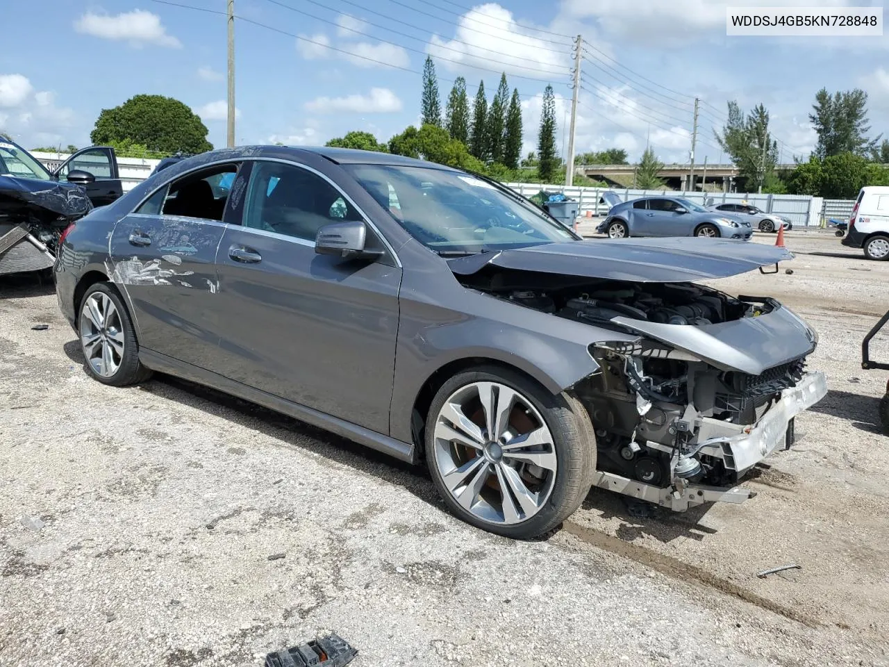 2019 Mercedes-Benz Cla 250 4Matic VIN: WDDSJ4GB5KN728848 Lot: 70183714