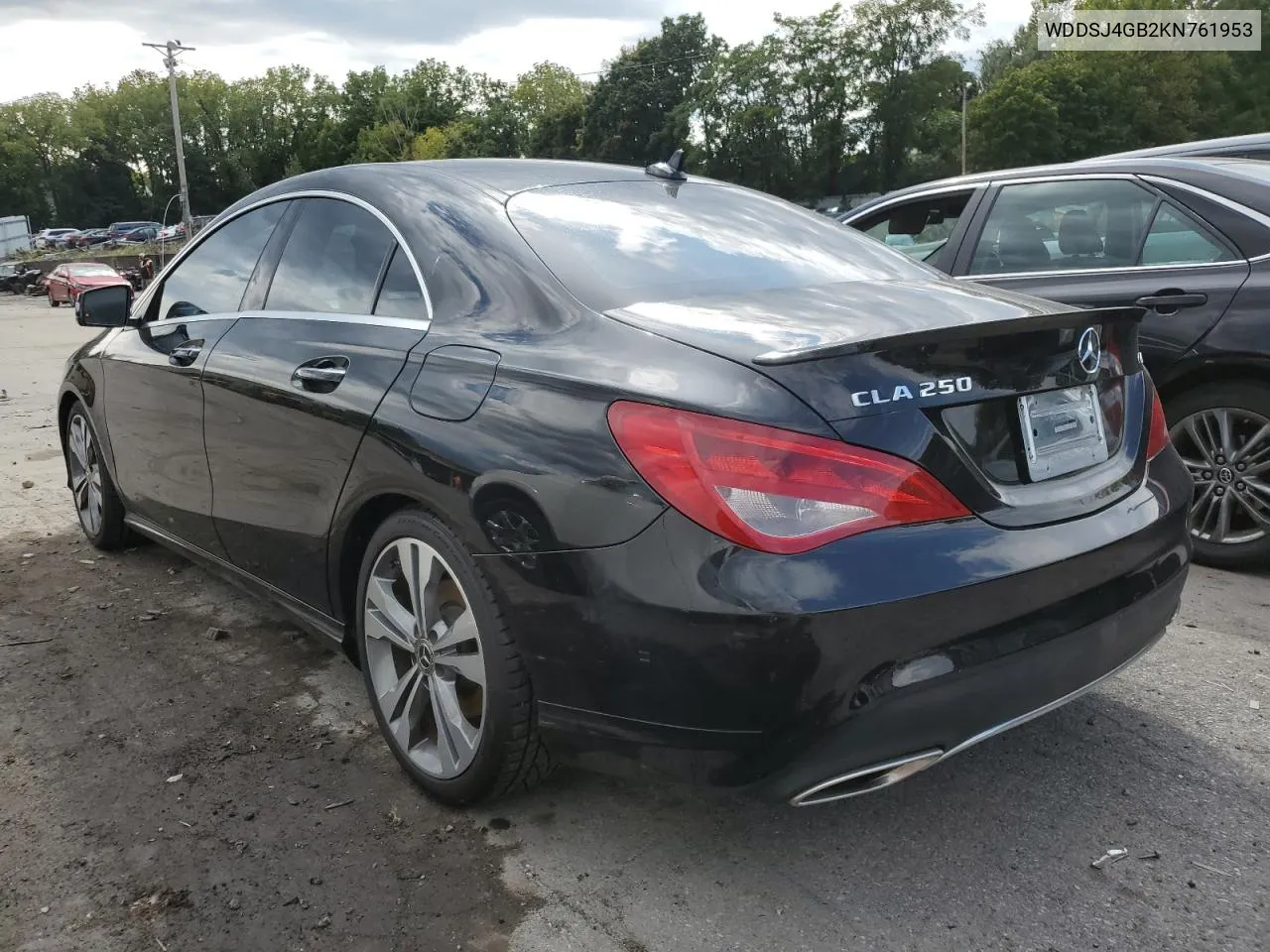 2019 Mercedes-Benz Cla 250 4Matic VIN: WDDSJ4GB2KN761953 Lot: 70384734