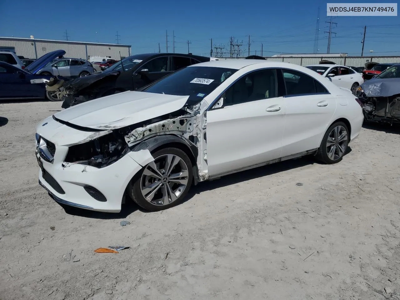 WDDSJ4EB7KN749476 2019 Mercedes-Benz Cla 250