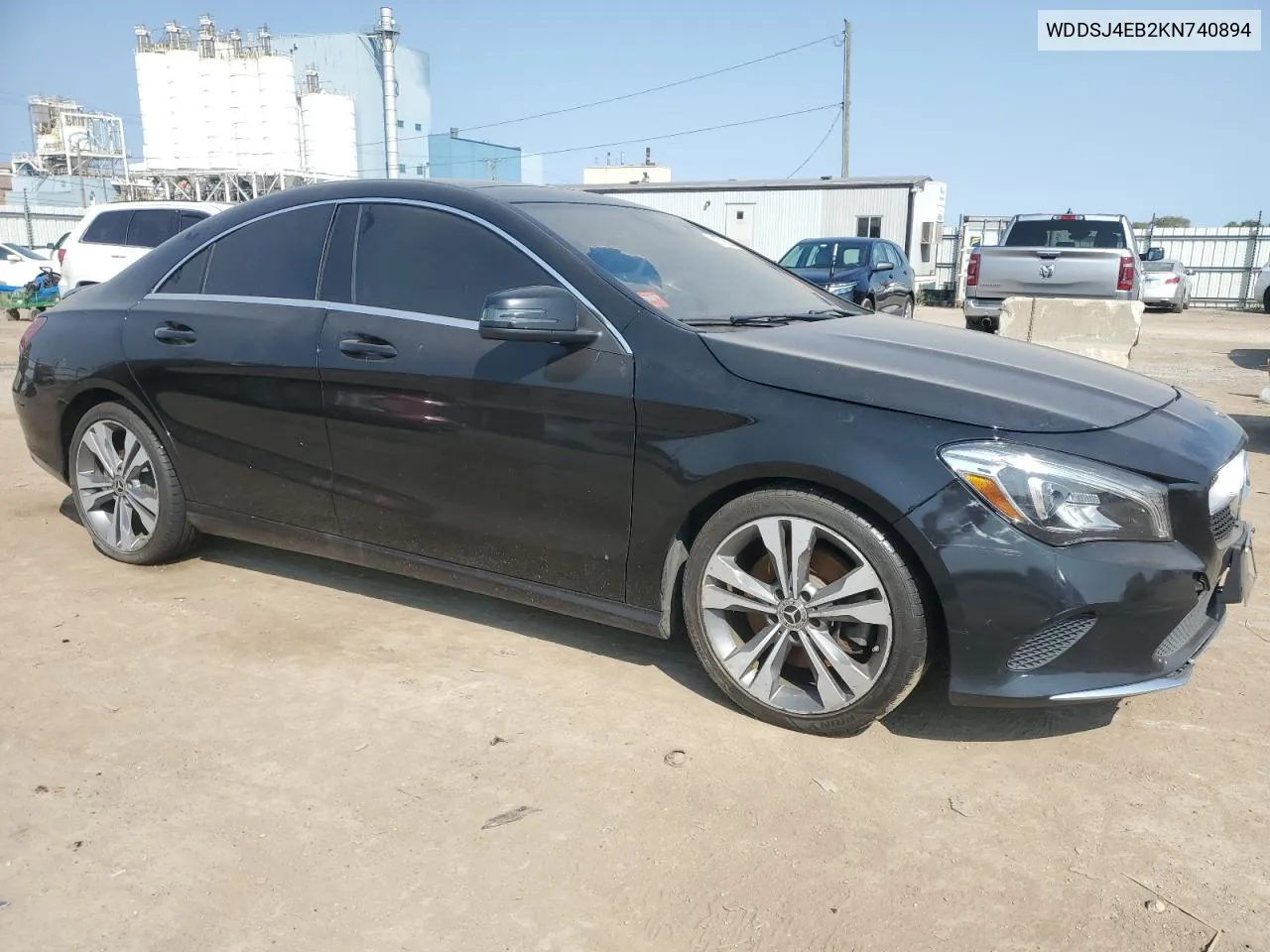 2019 Mercedes-Benz Cla 250 VIN: WDDSJ4EB2KN740894 Lot: 70765054