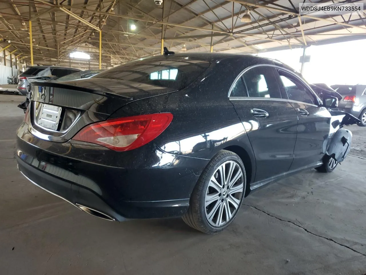 2019 Mercedes-Benz Cla 250 VIN: WDDSJ4EB9KN733554 Lot: 70865644