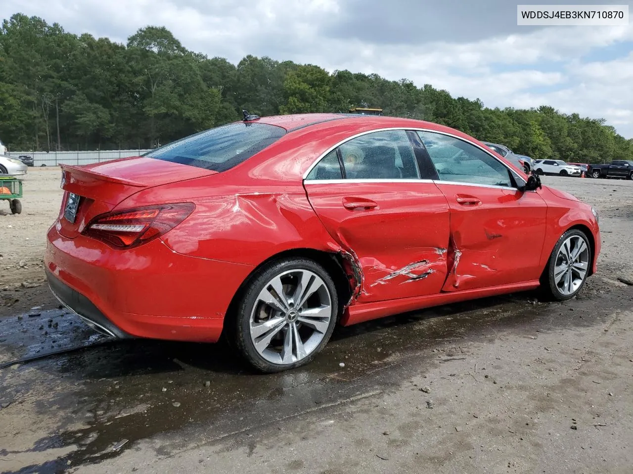 2019 Mercedes-Benz Cla 250 VIN: WDDSJ4EB3KN710870 Lot: 71375714