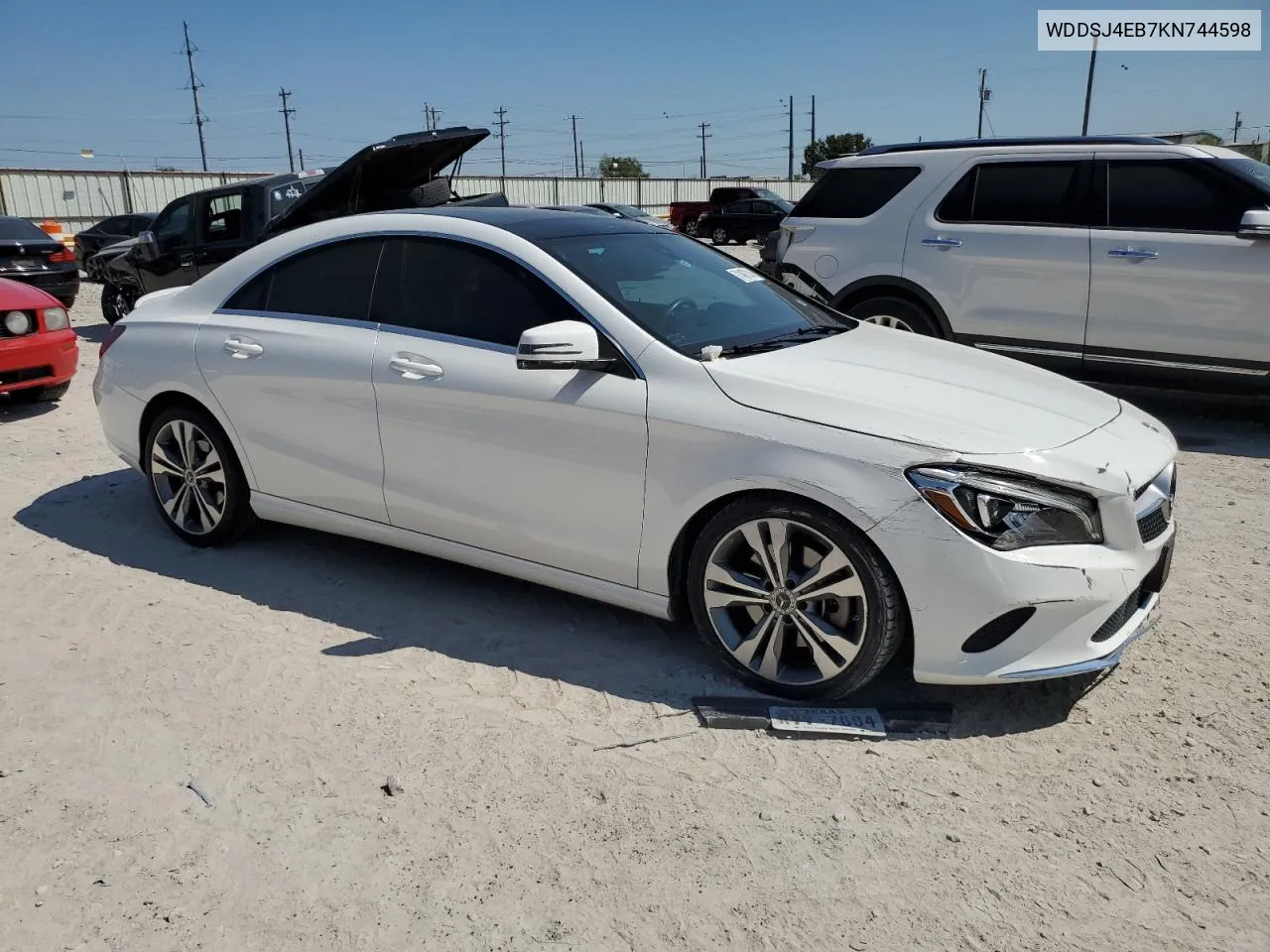 WDDSJ4EB7KN744598 2019 Mercedes-Benz Cla 250