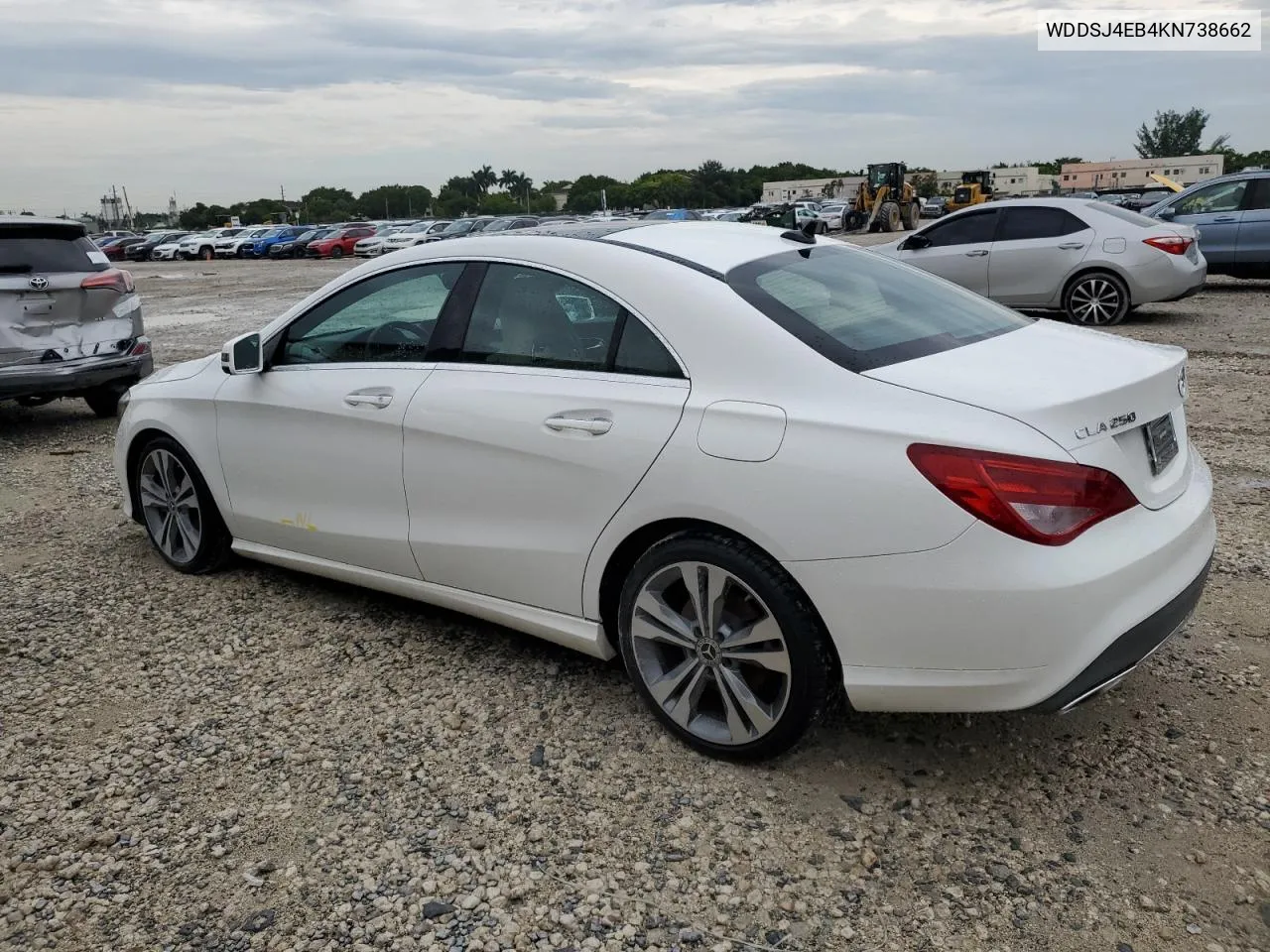 2019 Mercedes-Benz Cla 250 VIN: WDDSJ4EB4KN738662 Lot: 71712564