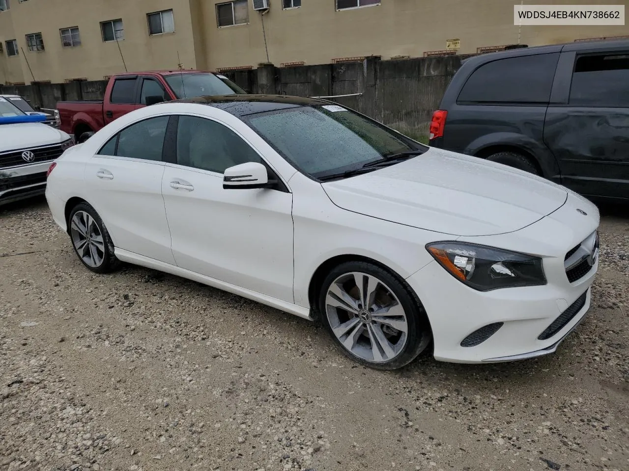 2019 Mercedes-Benz Cla 250 VIN: WDDSJ4EB4KN738662 Lot: 71712564