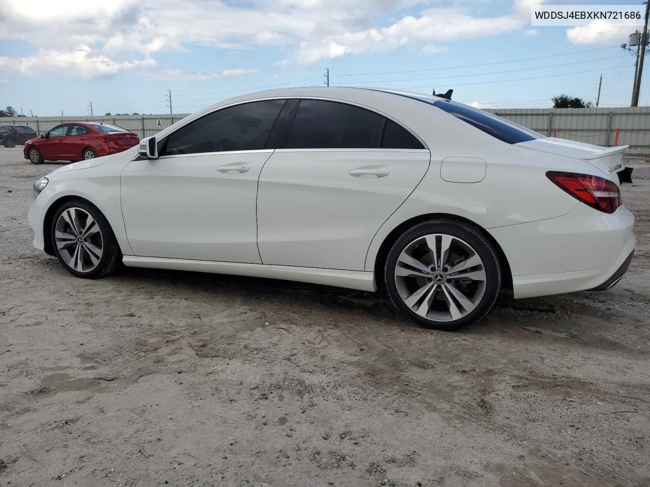 2019 Mercedes-Benz Cla 250 VIN: WDDSJ4EBXKN721686 Lot: 71725814