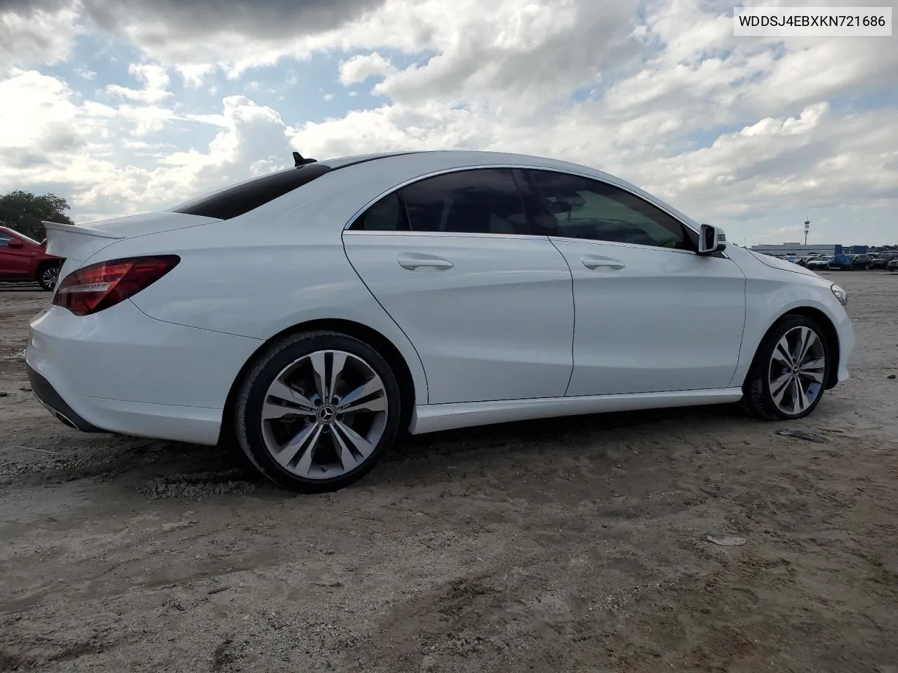 2019 Mercedes-Benz Cla 250 VIN: WDDSJ4EBXKN721686 Lot: 71725814