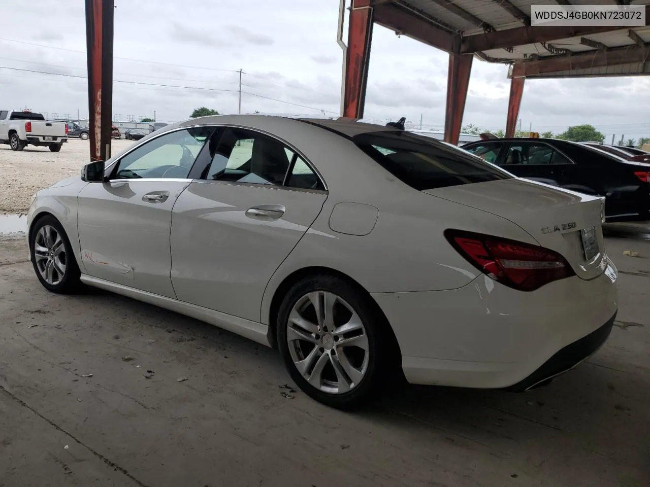 2019 Mercedes-Benz Cla 250 4Matic VIN: WDDSJ4GB0KN723072 Lot: 72226534