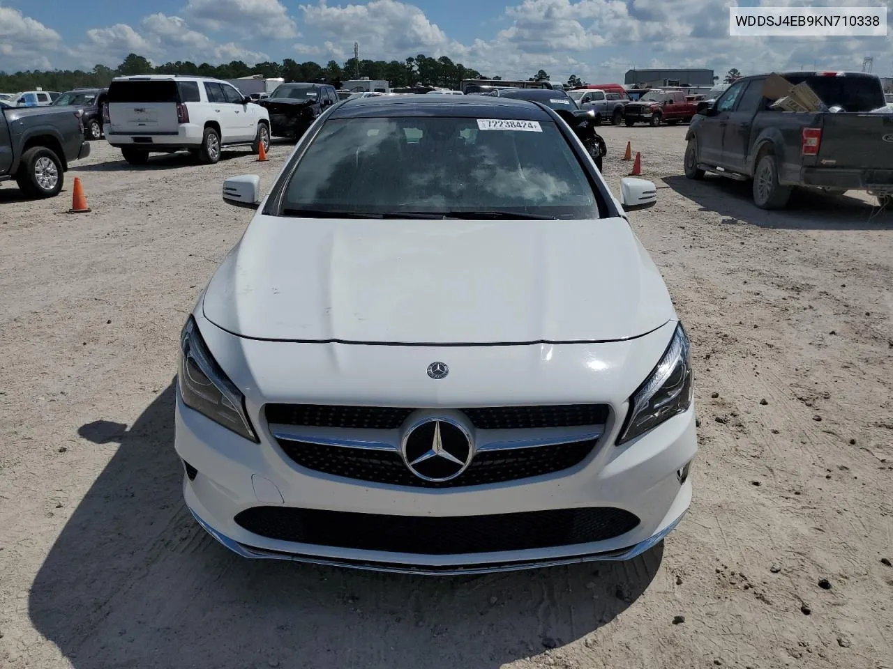 2019 Mercedes-Benz Cla 250 VIN: WDDSJ4EB9KN710338 Lot: 72238424