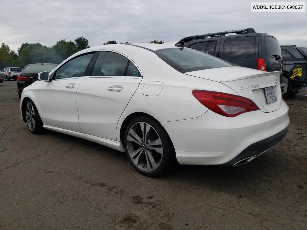 2019 Mercedes-Benz Cla 250 4Matic VIN: WDDSJ4GB0KN698657 Lot: 72266124