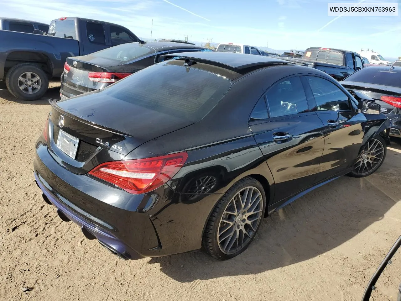 2019 Mercedes-Benz Cla 45 Amg VIN: WDDSJ5CBXKN763963 Lot: 73000274