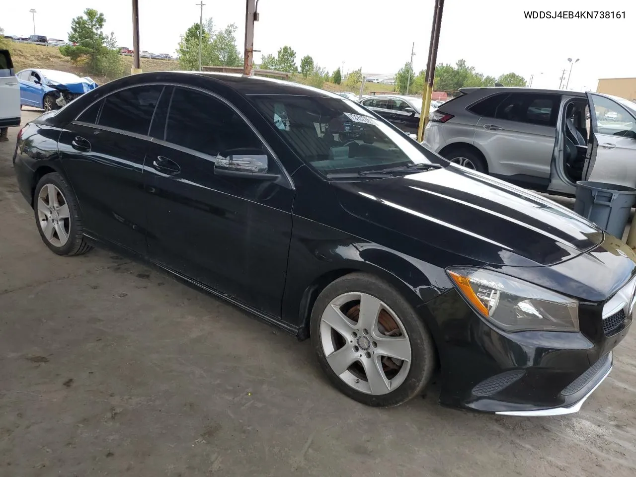 2019 Mercedes-Benz Cla 250 VIN: WDDSJ4EB4KN738161 Lot: 73157394