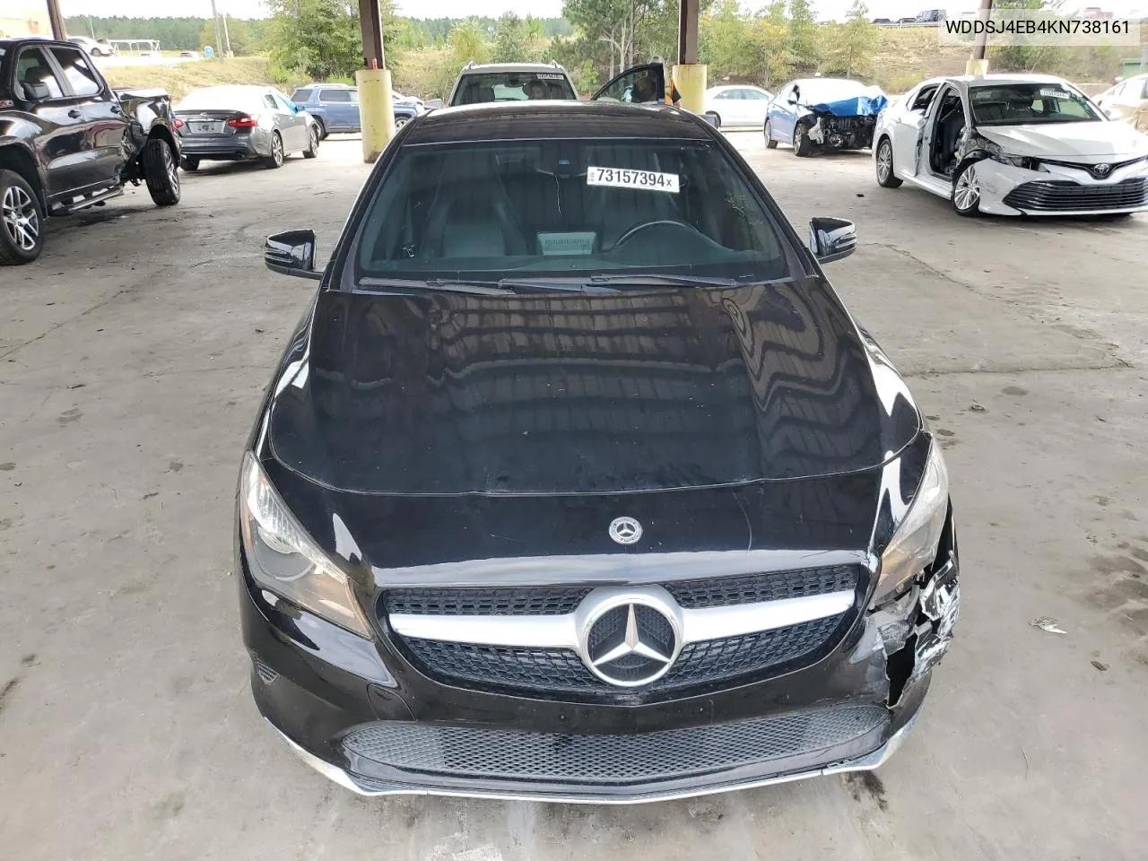 2019 Mercedes-Benz Cla 250 VIN: WDDSJ4EB4KN738161 Lot: 73157394