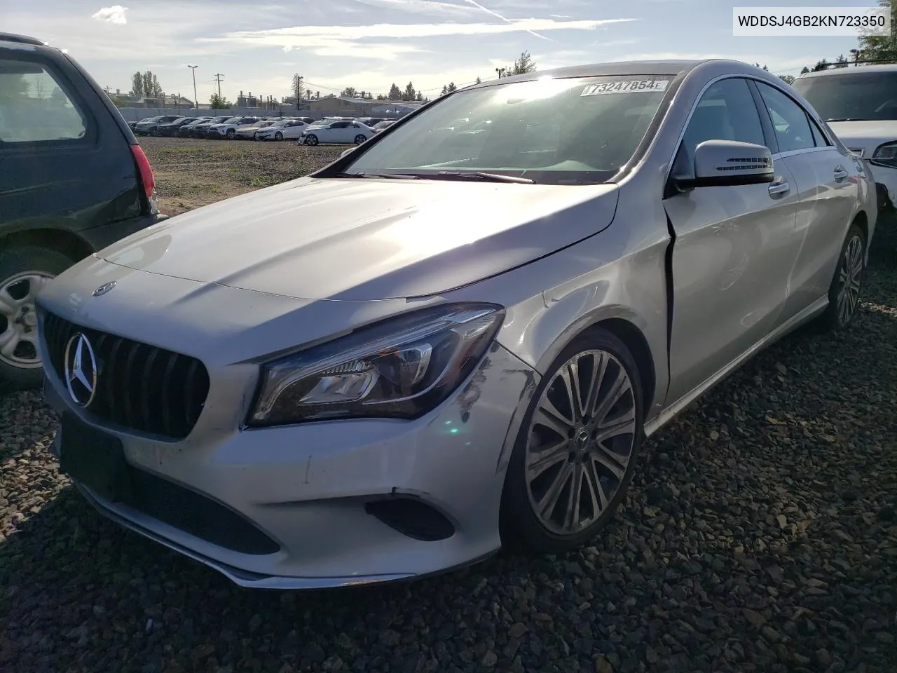 2019 Mercedes-Benz Cla 250 4Matic VIN: WDDSJ4GB2KN723350 Lot: 73247854