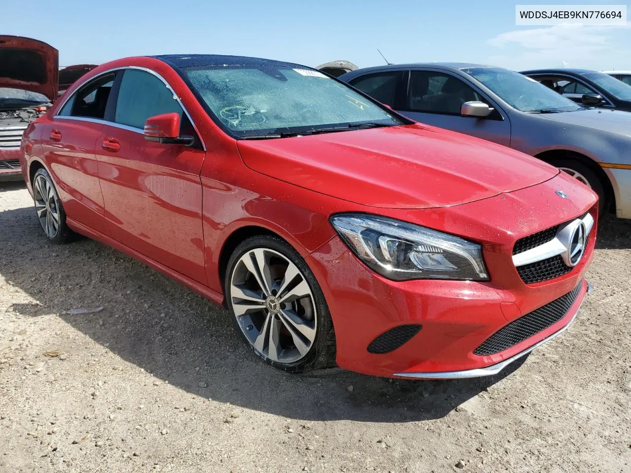 2019 Mercedes-Benz Cla 250 VIN: WDDSJ4EB9KN776694 Lot: 73688014