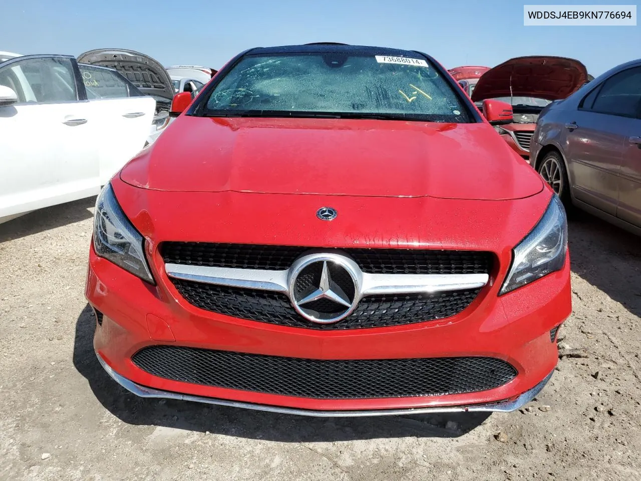 2019 Mercedes-Benz Cla 250 VIN: WDDSJ4EB9KN776694 Lot: 73688014