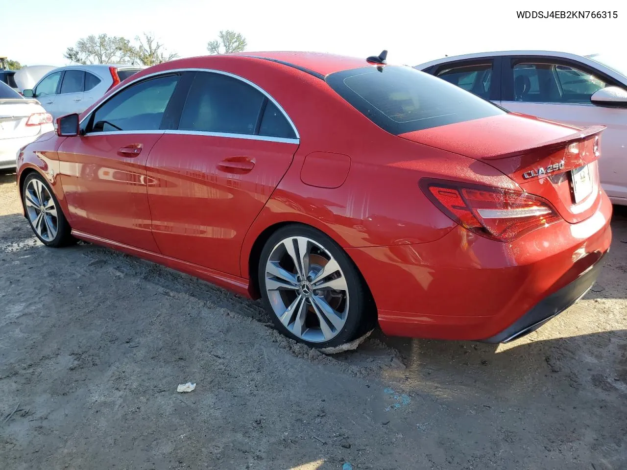 2019 Mercedes-Benz Cla 250 VIN: WDDSJ4EB2KN766315 Lot: 73742854