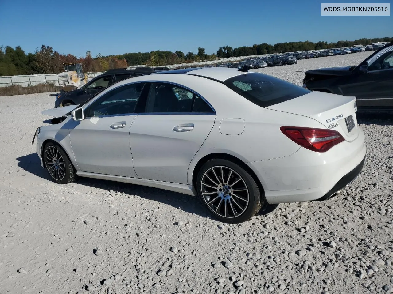 2019 Mercedes-Benz Cla 250 4Matic VIN: WDDSJ4GB8KN705516 Lot: 75413214