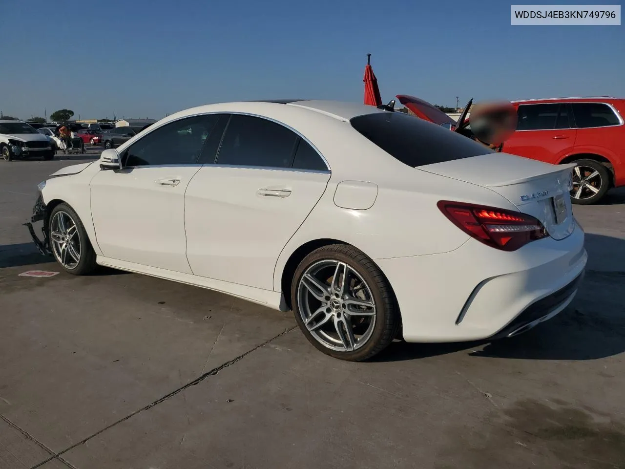 2019 Mercedes-Benz Cla 250 VIN: WDDSJ4EB3KN749796 Lot: 75515754