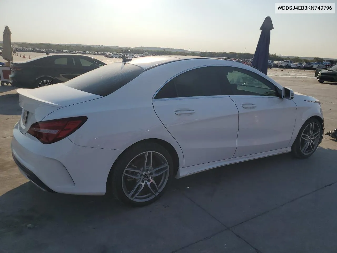 2019 Mercedes-Benz Cla 250 VIN: WDDSJ4EB3KN749796 Lot: 75515754