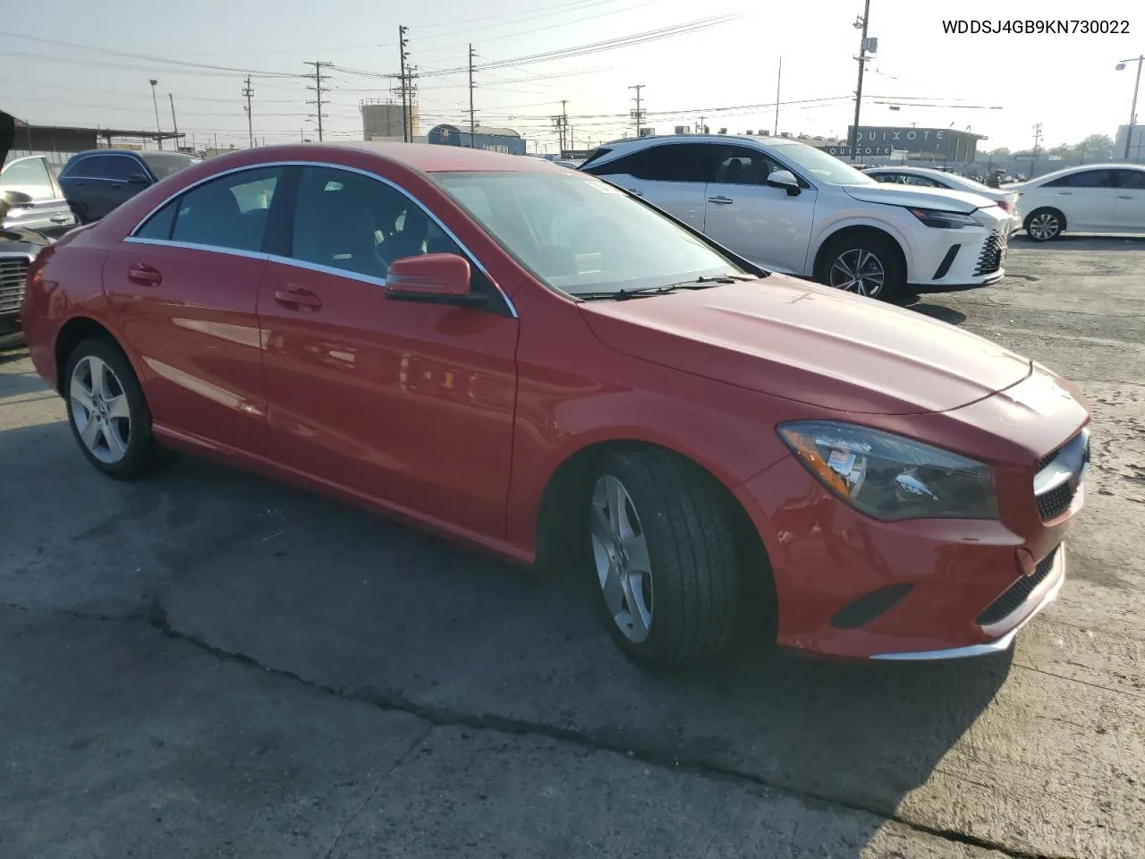 2019 Mercedes-Benz Cla 250 4Matic VIN: WDDSJ4GB9KN730022 Lot: 75948174