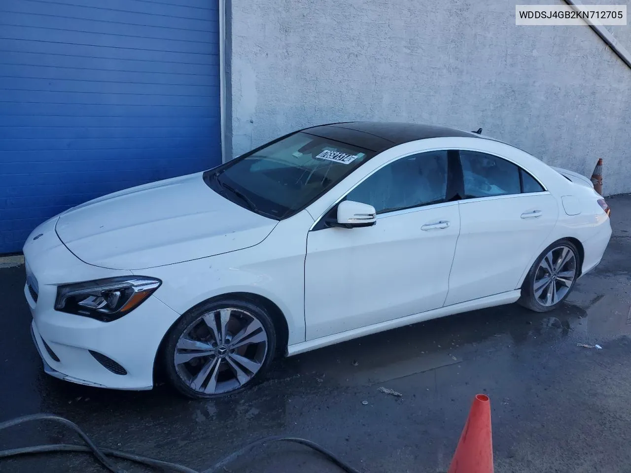 2019 Mercedes-Benz Cla 250 4Matic VIN: WDDSJ4GB2KN712705 Lot: 76521314