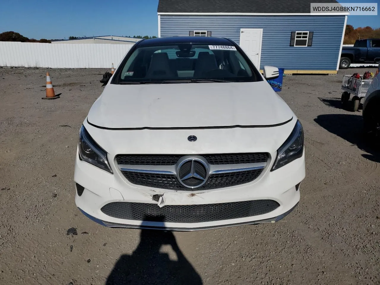 2019 Mercedes-Benz Cla 250 4Matic VIN: WDDSJ4GB8KN716662 Lot: 77748864