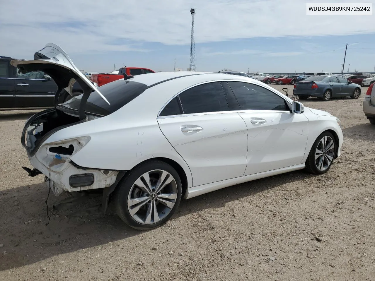 2019 Mercedes-Benz Cla 250 4Matic VIN: WDDSJ4GB9KN725242 Lot: 77977954