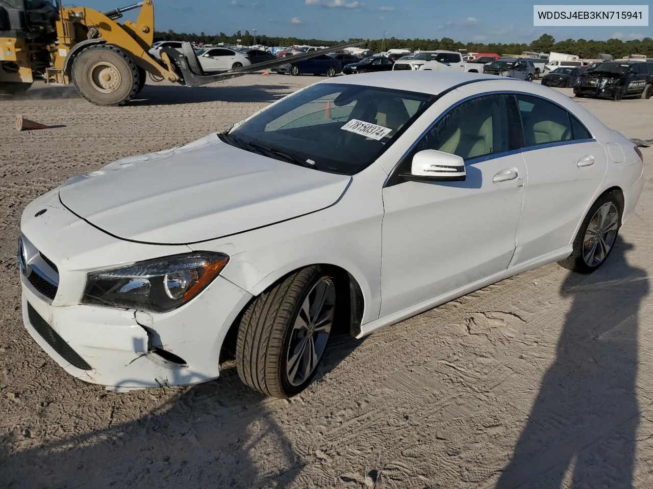 2019 Mercedes-Benz Cla 250 VIN: WDDSJ4EB3KN715941 Lot: 78150374