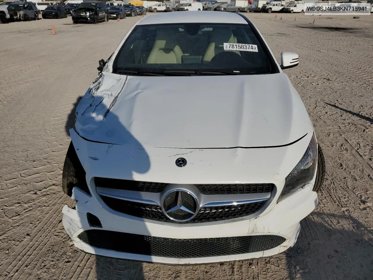 2019 Mercedes-Benz Cla 250 VIN: WDDSJ4EB3KN715941 Lot: 78150374